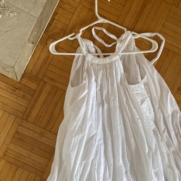 The Summer House white cotton poplin sustainable maxi dress - Picture 5 of 7